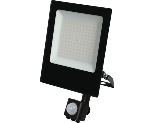 Proiector LED exterior Starke 100W 10000 lumeni IP65, senzor de mișcare, lumină rece Reflector LED cu senzor de mișcare