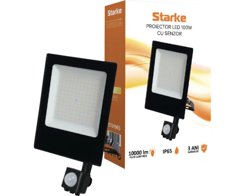 Proiector LED Starke 100 W cu senzor