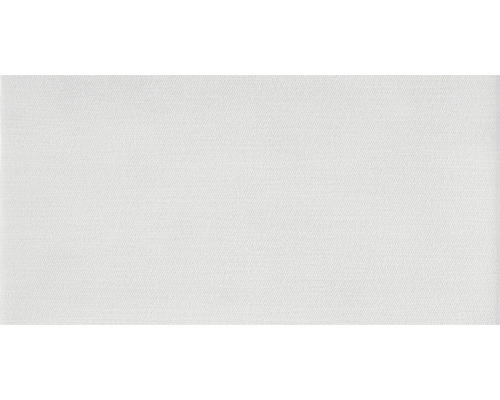 Faianță albă Grafen White mată rectificată 30x60 cm Suprafață textilă cu o textură fină