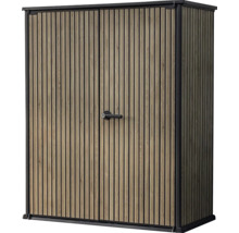 Dulap de grădină cu două uși și mâner