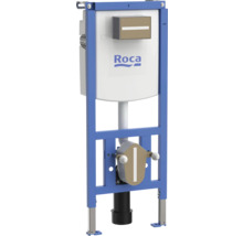 Rezervor de toaletă Roca cu cadru de montaj albastru