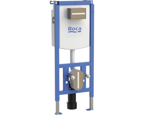 Rezervor WC încastrat Roca Duplo S, incl. cu cadru de instalare, 2-4 l, 51x117 cm Rezervor de toaletă Roca cu cadru de montaj albastru