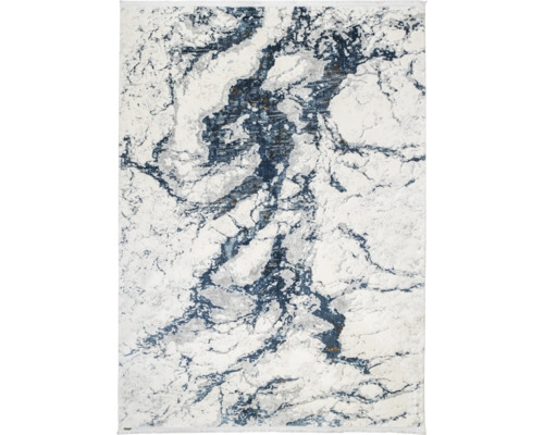 Covor modern Pierre Cardin Cozzy CZ96B 160x230 cm Covor cu model abstract în alb și albastru