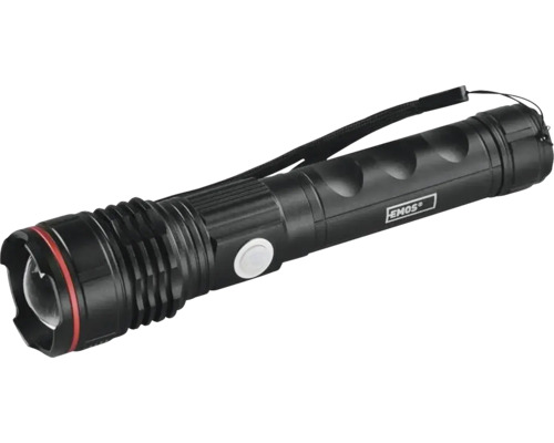 Lanternă neagră Emos cu curea de mână