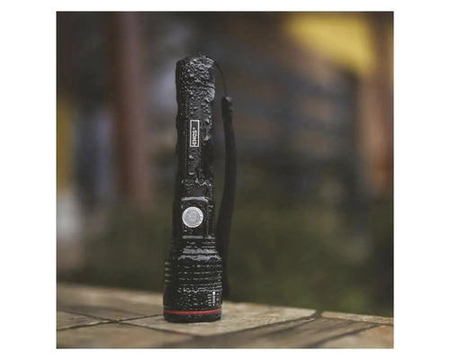 Lanternă EMOS neagră cu curea de mână