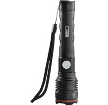 Lanternă LED neagră cu curea de mână