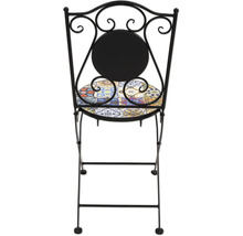 Scaun de grădină cu șezut mozaicat