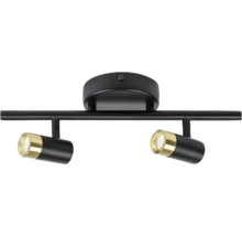 Corp de iluminat de tavan cu două becuri cu spoturi rotative