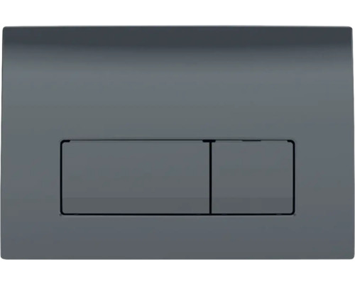 Clapetă de acționare pentru rezervor încastrat Delta 50 negru mat Clapetă de acționare pentru WC cu două butoane