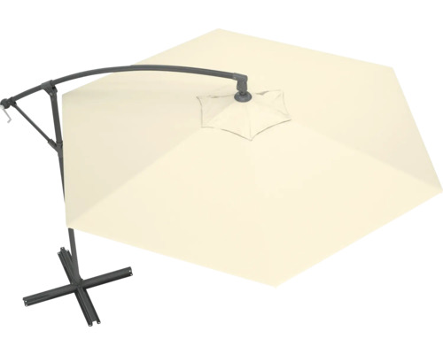 Umbrelă de soare cu braț lateral și suport