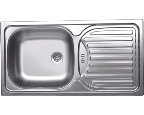 Chiuvetă bucătărie inox 1 cuvă Blanco Evido Flex 43,5x78 cm cu picurător reversibilă Chiuvetă din oțel inoxidabil cu picurător