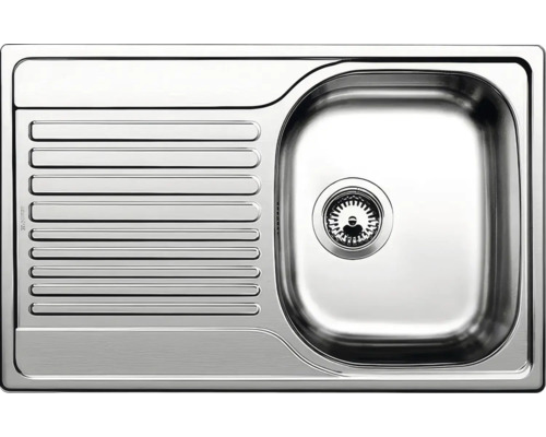 Chiuvetă bucătărie inox 1 cuvă Blanco Tipo 45 S Compact 50x78 cm cu picurător reversibilă Chiuvetă din oțel inoxidabil cu zonă de scurgere