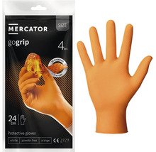 Mănuși nitril Mercator Gogrip, 24 cm, fără pudră, 4 bucăți