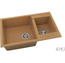 Chiuvetă din granit cu două cuve