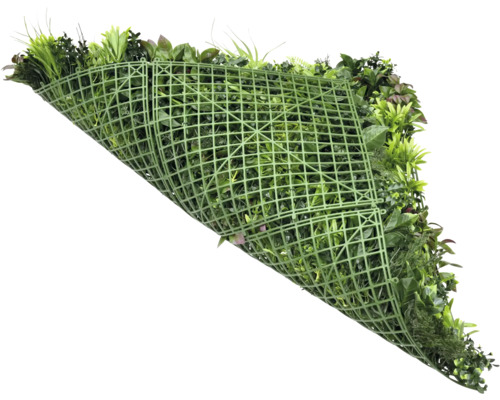 Covor de iarbă artificială cu diverse ierburi și plante