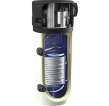 Vedere interioară a unui boiler de apă caldă cu serpentină de încălzire