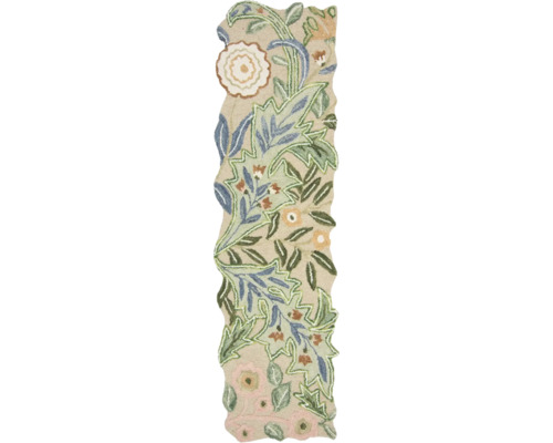 Covor cu model floral și de frunze