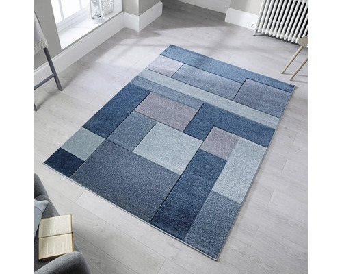 Covor dreptunghiular cu model geometric pentru interior