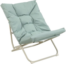 Scaun pliabil tapițat cu cadru metalic