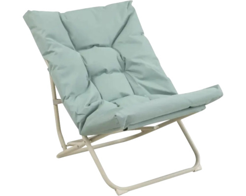 Scaun pliabil tapițat cu cadru metalic