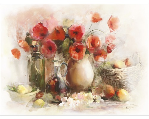 Tablou canvas Still Life Flowers&Fruits 57x77 cm