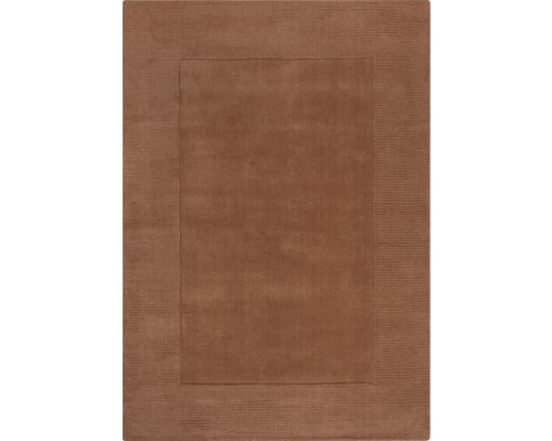 Covor maro cu design dreptunghiular