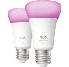 Două becuri Hue White and Color E27