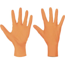 Două mănuși de grădină portocalii