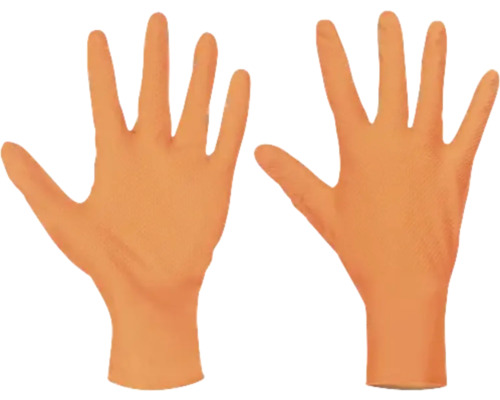 Două mănuși de grădină portocalii