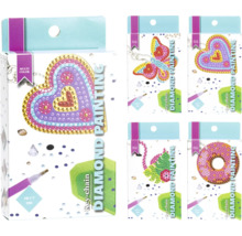 Set breloc pictură cu diamante cu diverse motive