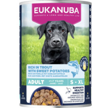 Eukanuba Adult hrană pentru câini cu păstrăv și cartofi dulci la conservă