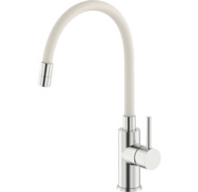 Baterie de bucătărie cu gura de scurgere pivotantă