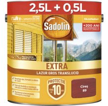 Sadolin Extra lazur gros translucid 2,5 litri plus 0,5 litri cutie pentru exterior