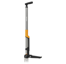 Dispozitiv de scos buruieni Fiskars cu mâner lung pentru grădinărit