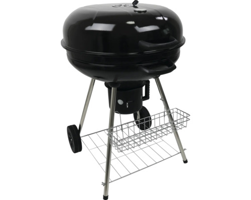 Grătar sferic cu spațiu de depozitare și roți