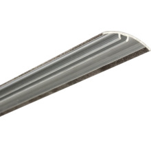 Bandă profilată din aluminiu cu inserție de plastic