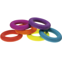 Inele de gimnastică multicolore din plastic