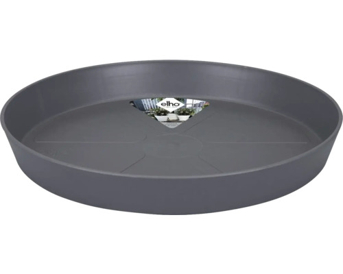 Farfurie ghiveci Elho Loft Urban plastic Ø 21 cm H 3 cm antracit Suport de plastic pentru plante