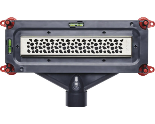 Canal de duș Wirquin cu grătar din oțel inoxidabil