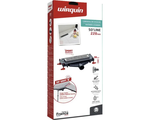Wirquin So'Line rigolă de duș ambalaj de 220 milimetri