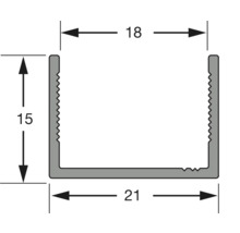 Schema unei profile U cu dimensiuni