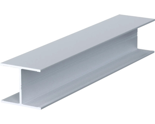 Profil de trecere Häfele Ädoor în formă H, 3000x26x1,2mm (lungime x lățime x grosime), din aluminiu Profil dublu T din aluminiu