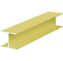 Grindă dublă T de culoare aurie din aluminiu