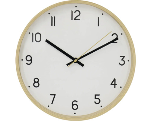 Ceas de perete cu ramă rotundă și cadran