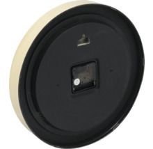 Partea din spate a unui ceas de perete cu suport și mecanism