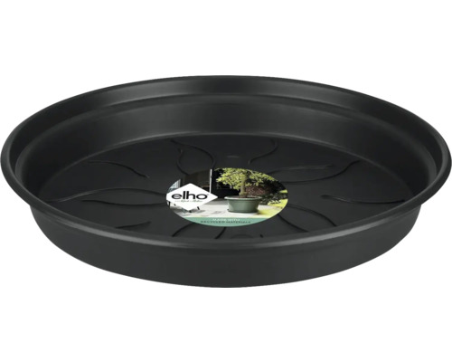 Farfurie ghiveci elho Green Basics, plastic, Ø 34 cm, antracit Suport de plastic pentru plante