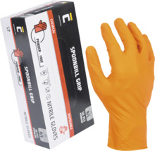 Cutie cu mănuși din nitril și o mănușă individuală din nitril