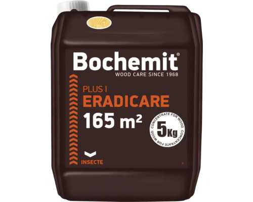 Soluție eliminare insecte lemn Bochemit Plus I 5 kg Bochemit Eradicare produs de protecție a lemnului, potrivit pentru o suprafață de 165 metri pătrați, 5 kilograme