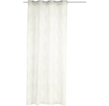 Perdea cu suspensie cu bride pe o tijă de perdea