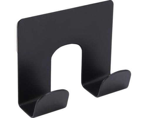 Umeraș negru de ușă pentru haine